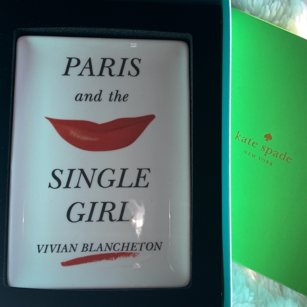 Kate Spade Lenox Porcelain Tray Paris and the Single Girl